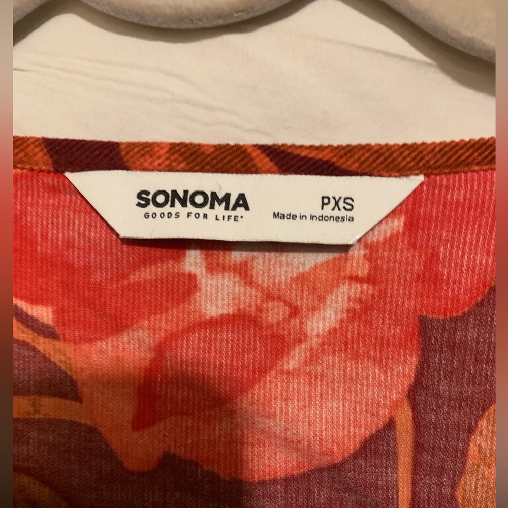 Corduroy floral shirt - Picture 3 of 6